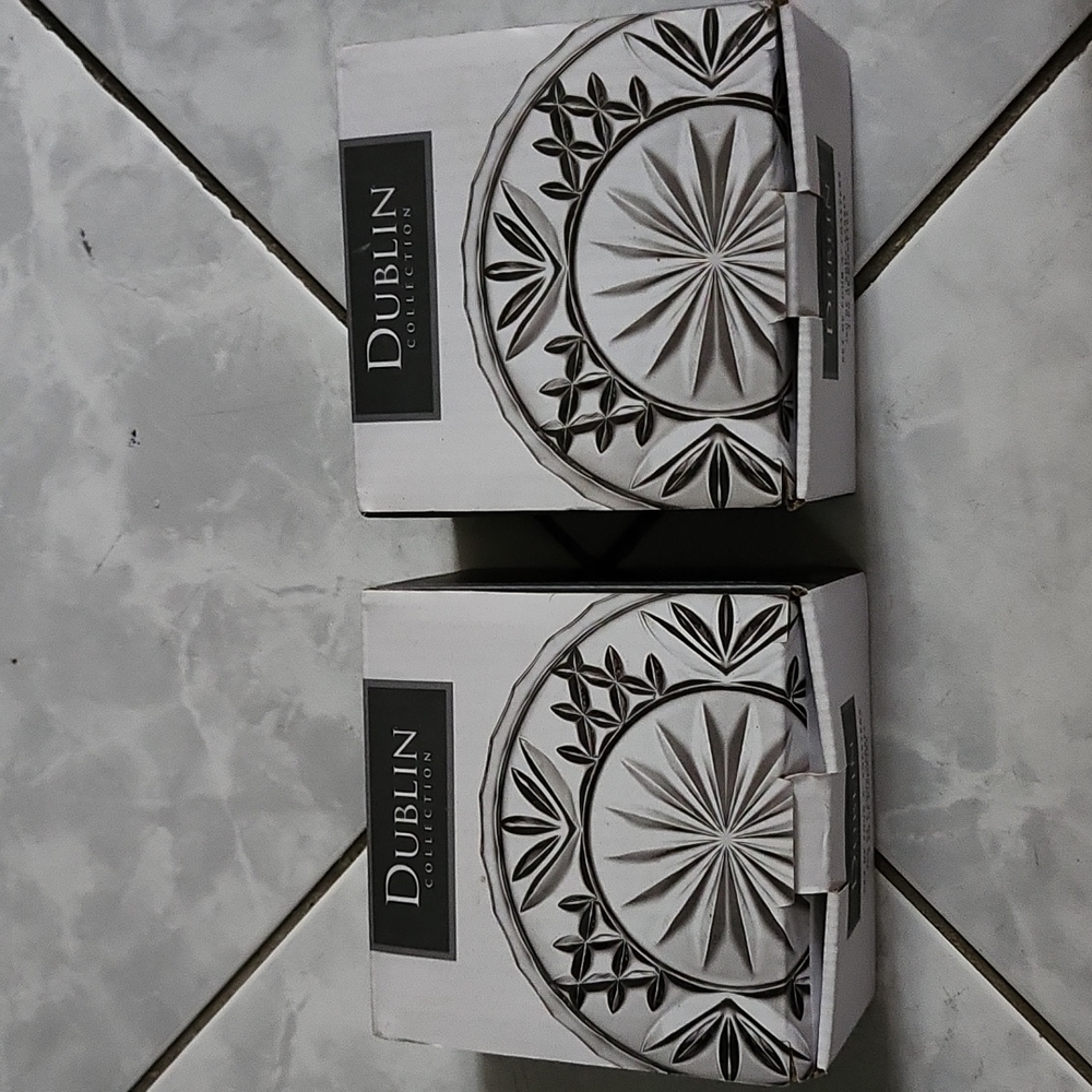 Dublin Crystal Coaster Bundle of 2 Sets (8 Coasters)